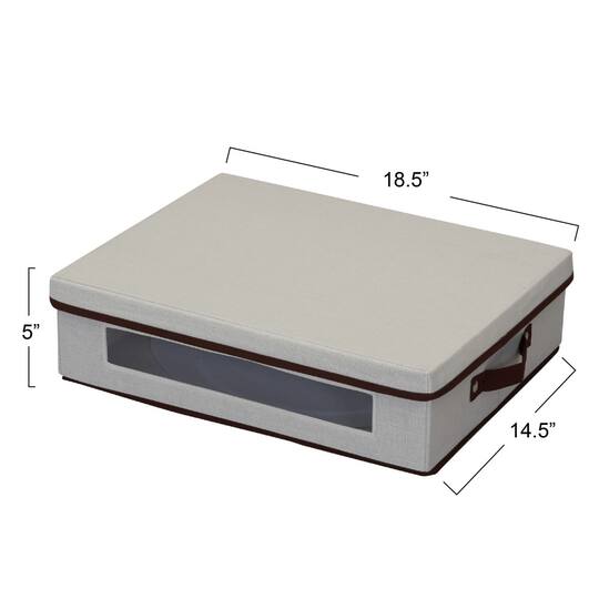 Household Essentials Plate Storage Box